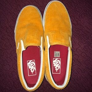 Vans - Yellow Corduroy